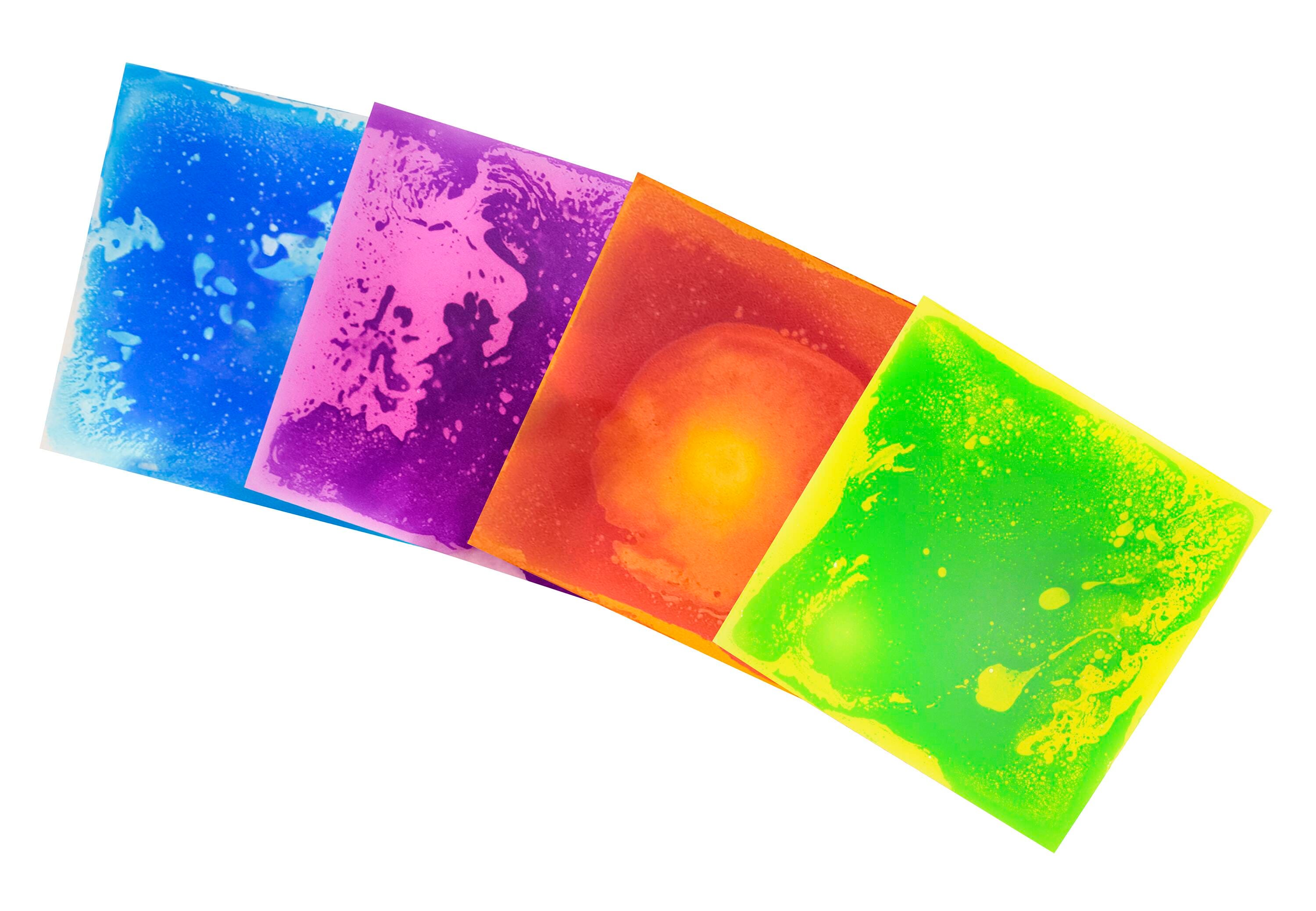 Abilitations Sensory Floor Tiles, 19-1/2 x 19-1/2 Inches, Set of 4 2091786